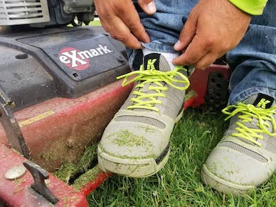 best boots for cutting grass